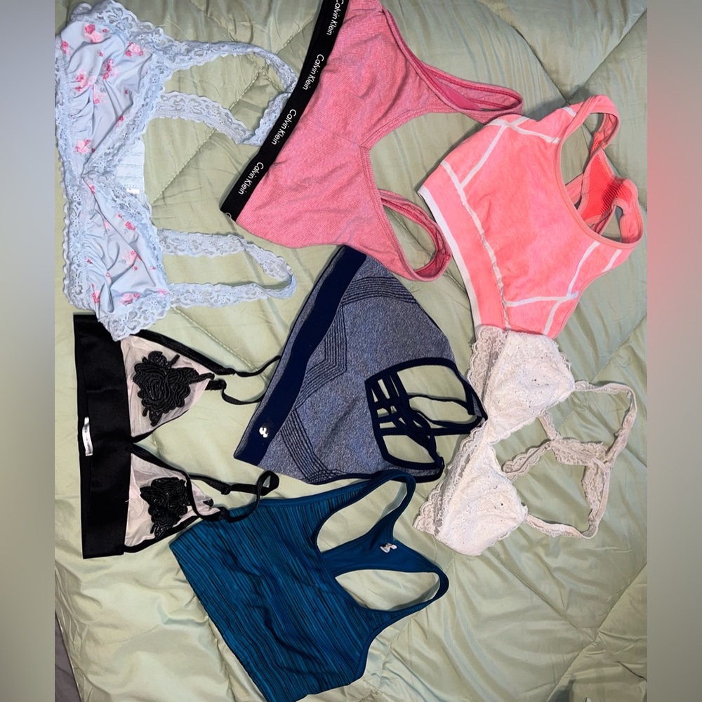 various bralettes/sports bras :)